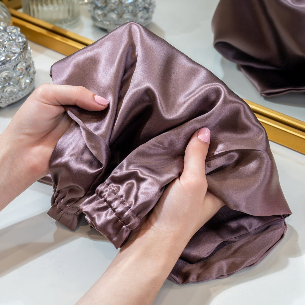 Blissy Cascade Bonnet - Plum