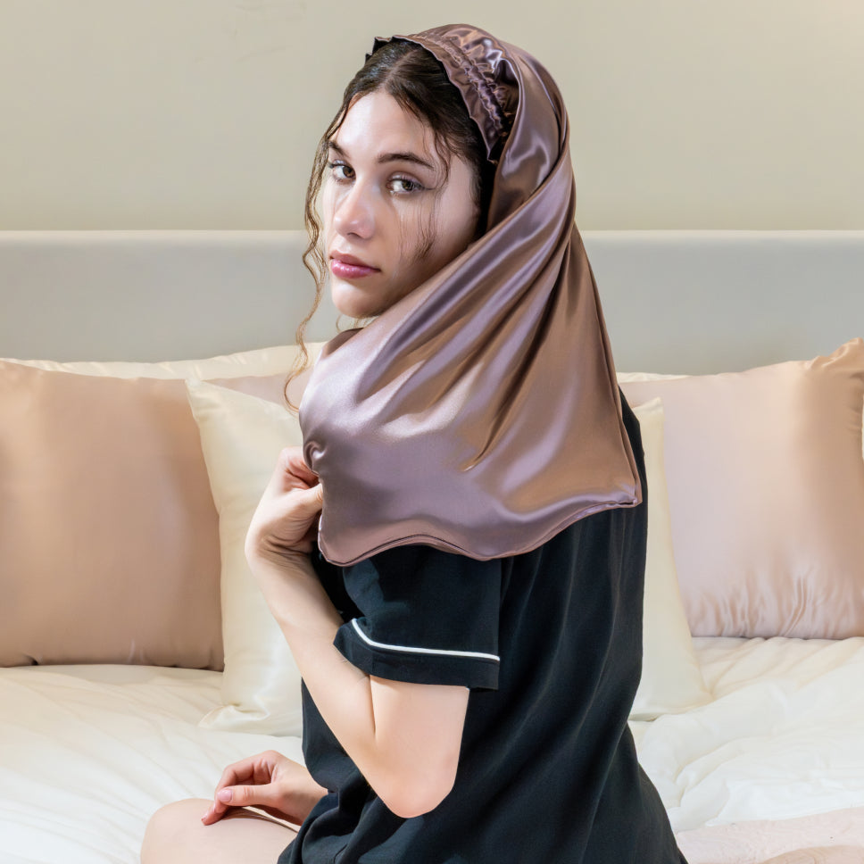 Blissy Cascade Bonnet - Plum