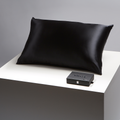 Pillowcase - Black - Queen