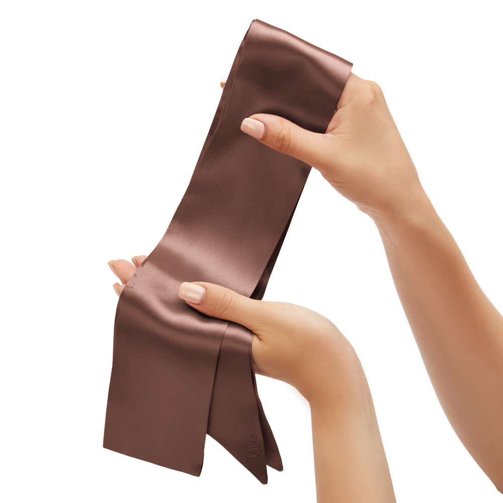 Blissy Hair Ribbon - Chocolate