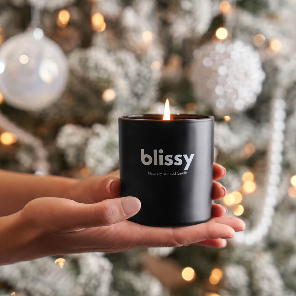 Blissy Candle - Woodsmoke & Leather