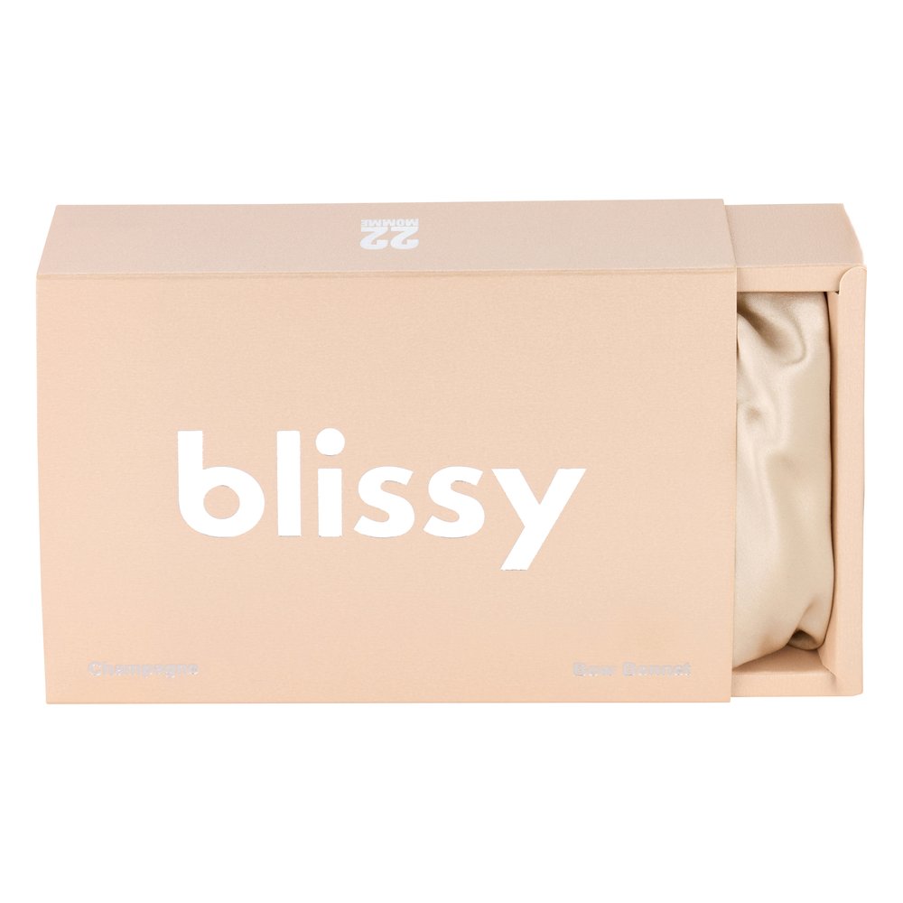 Blissy Bow Bonnet - Champagne