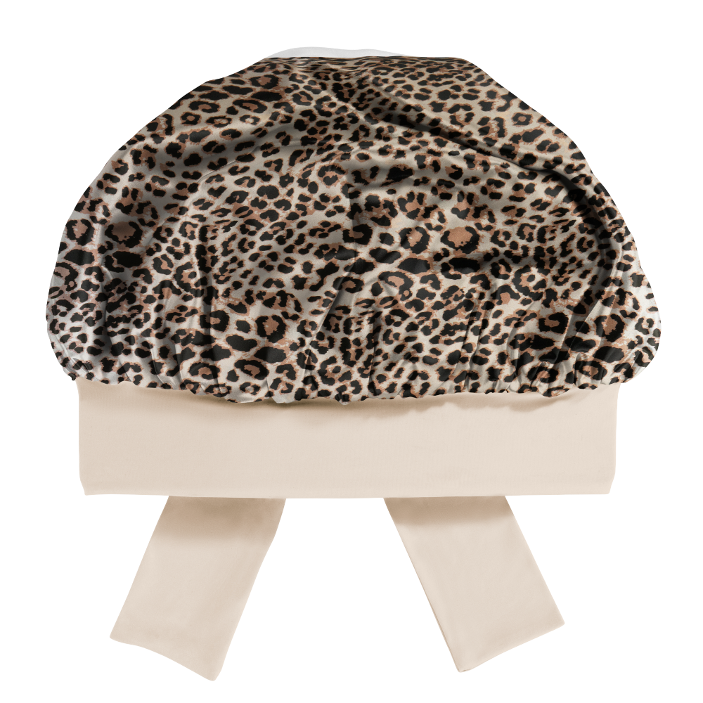 Blissy Bow Bonnet - Leopard