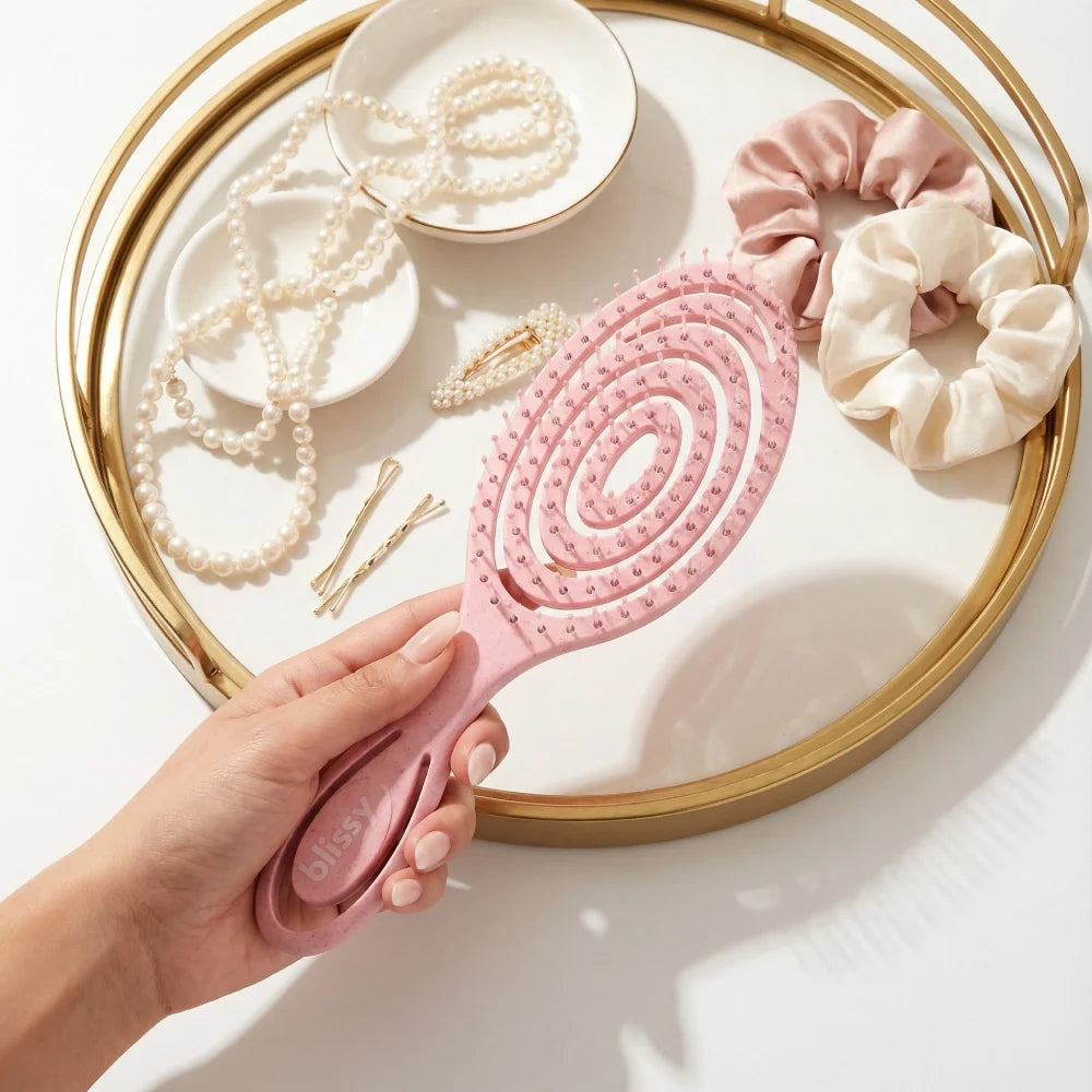 Blissy Detangling Brush - Pink