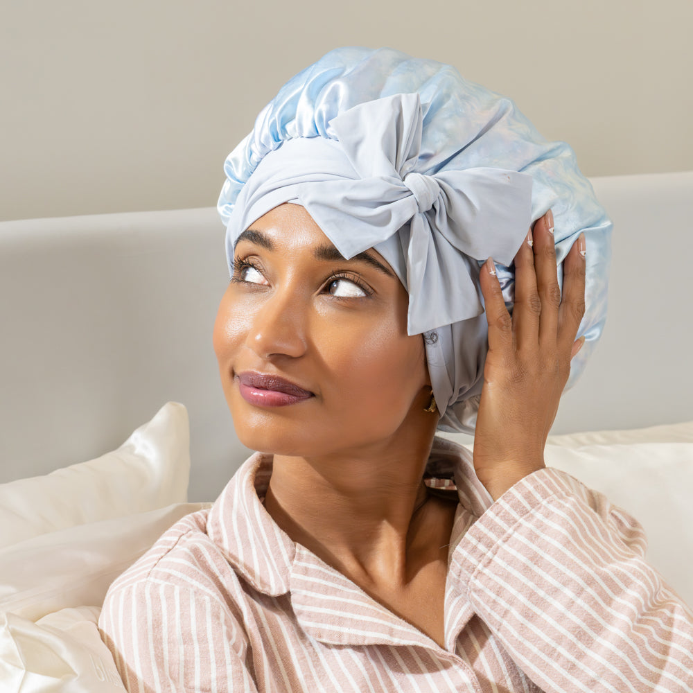 Blissy Bow Bonnet - Tie Dye