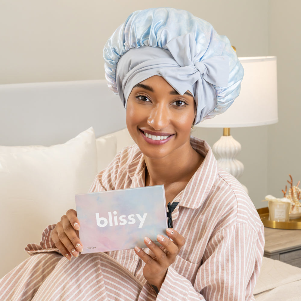 Blissy Bow Bonnet - Tie Dye