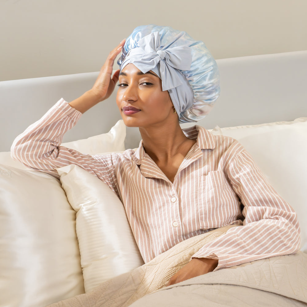 Blissy Bow Bonnet - Tie Dye